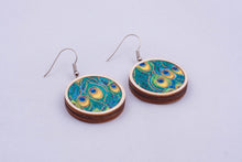 Textile earrings - small, pattern options