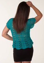 Knit top "Lacy Short Sleeves"
