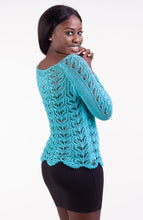 Knit top "Lacy Long Sleeves"
