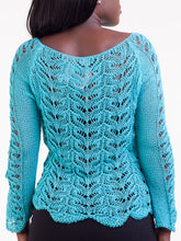 Knit top "Lacy Long Sleeves"